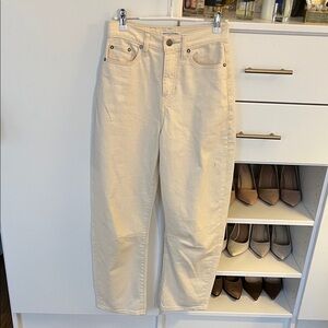 Banana Republic Beige Barrel Leg Pants